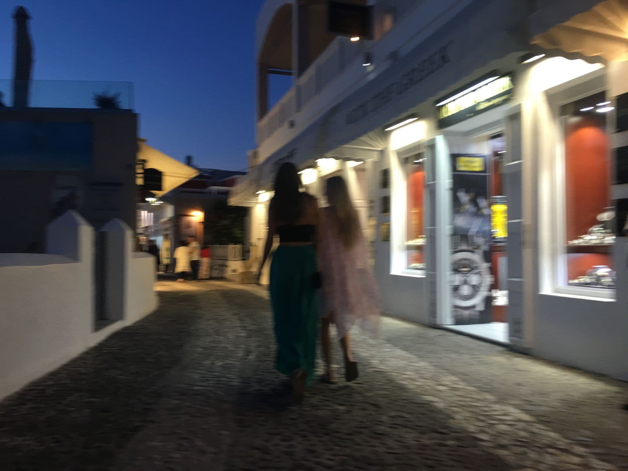 Street view near Panorama Boutique Hotel, Firá