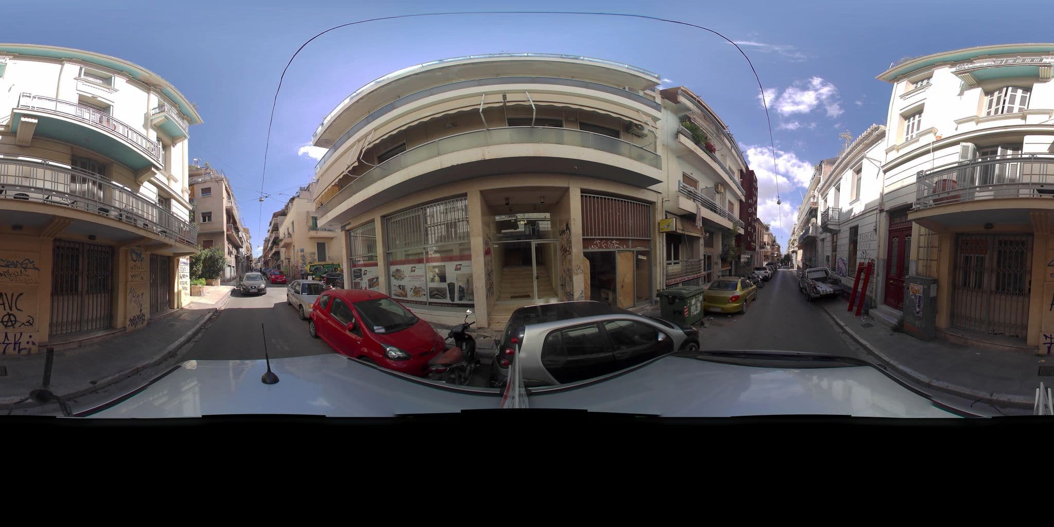 Street view near Alter Athens, Athens — © zaf3kala (CC BY-SA · Mapillary)