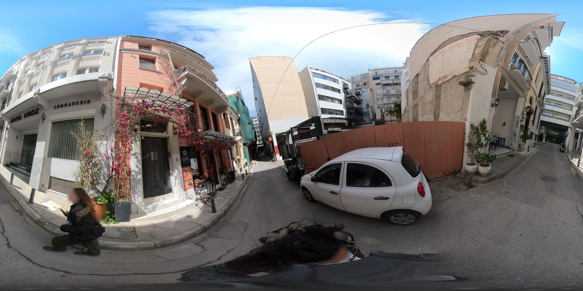 Street view near Sweet home, Athens