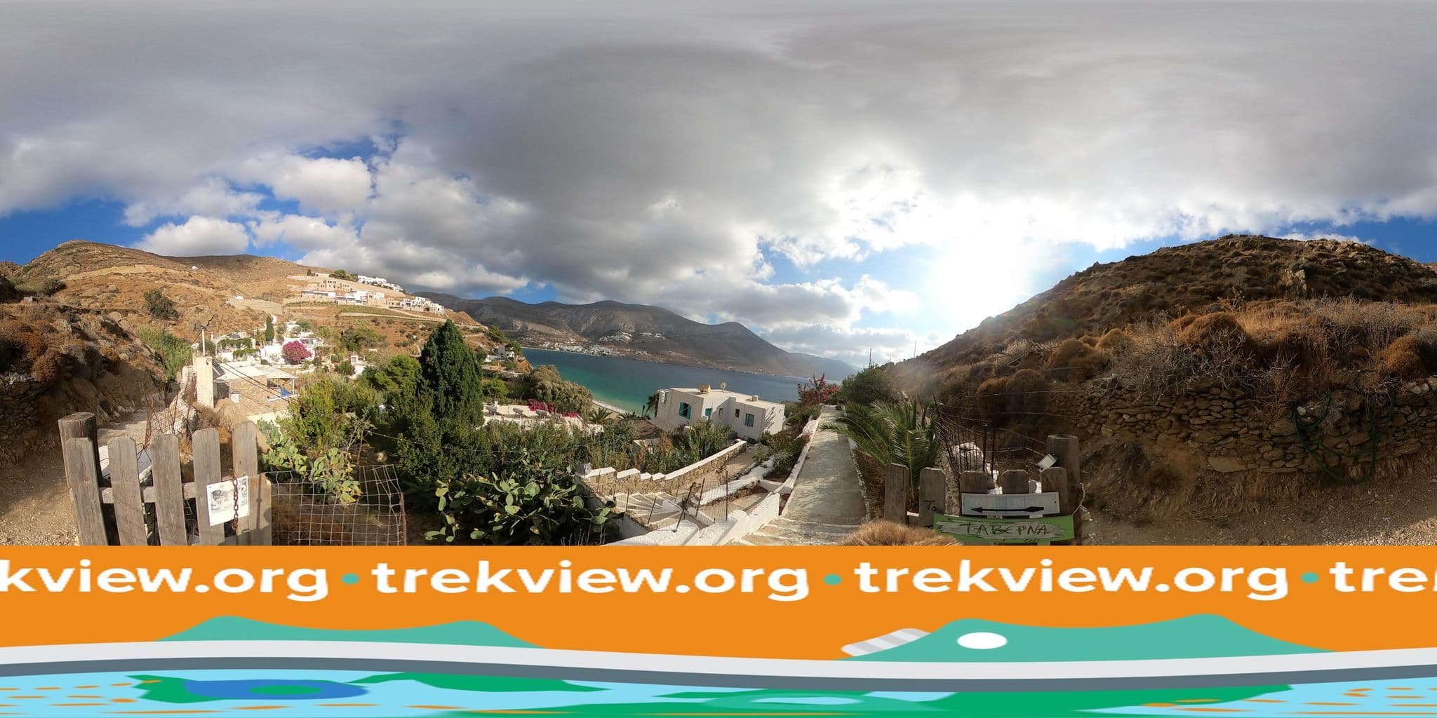 Street view near Levrossos Beach Apartments, Filótion — © trekviewed (CC BY-SA · Mapillary)