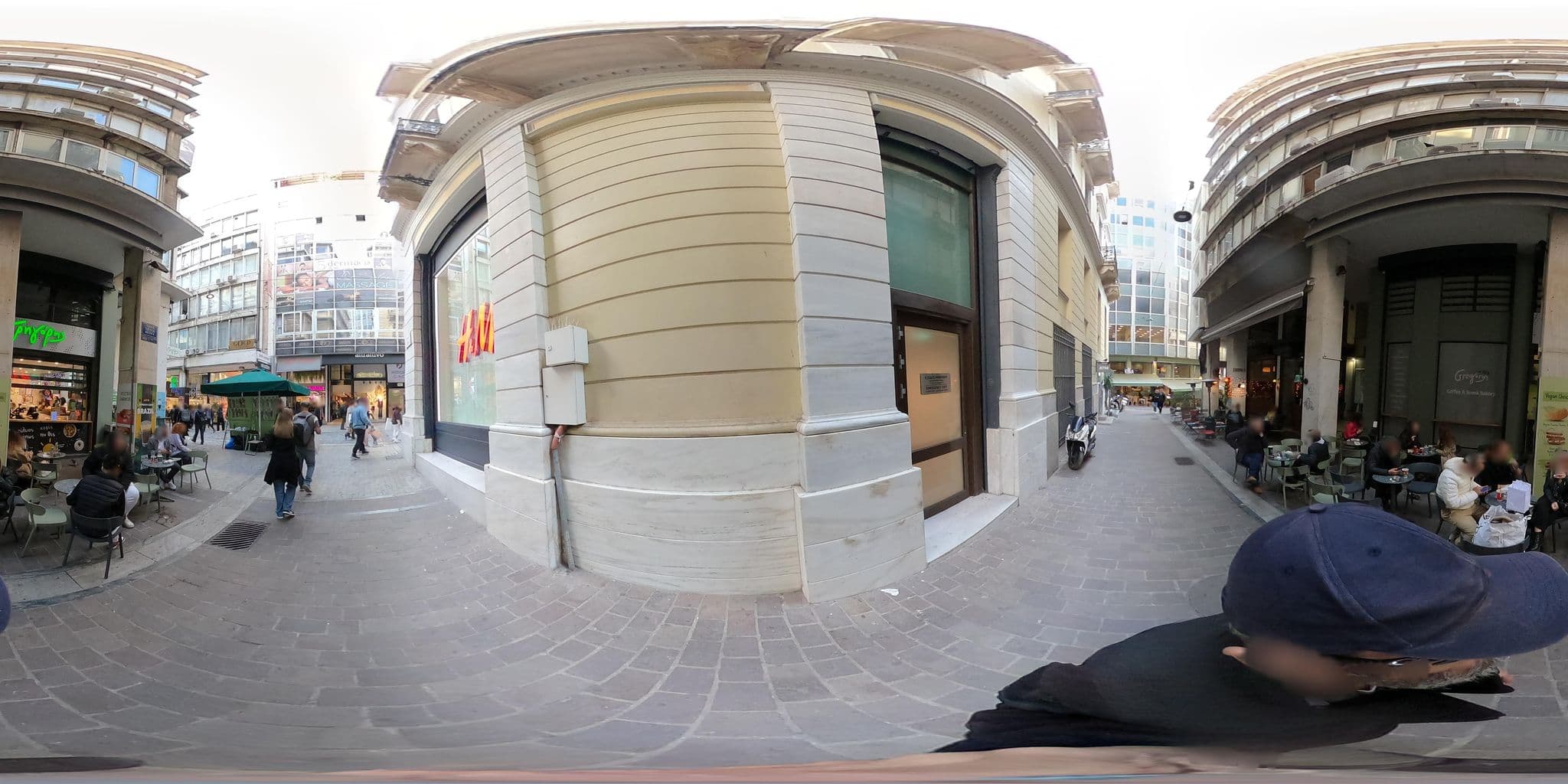 Street view near Elia Ermou, Athens