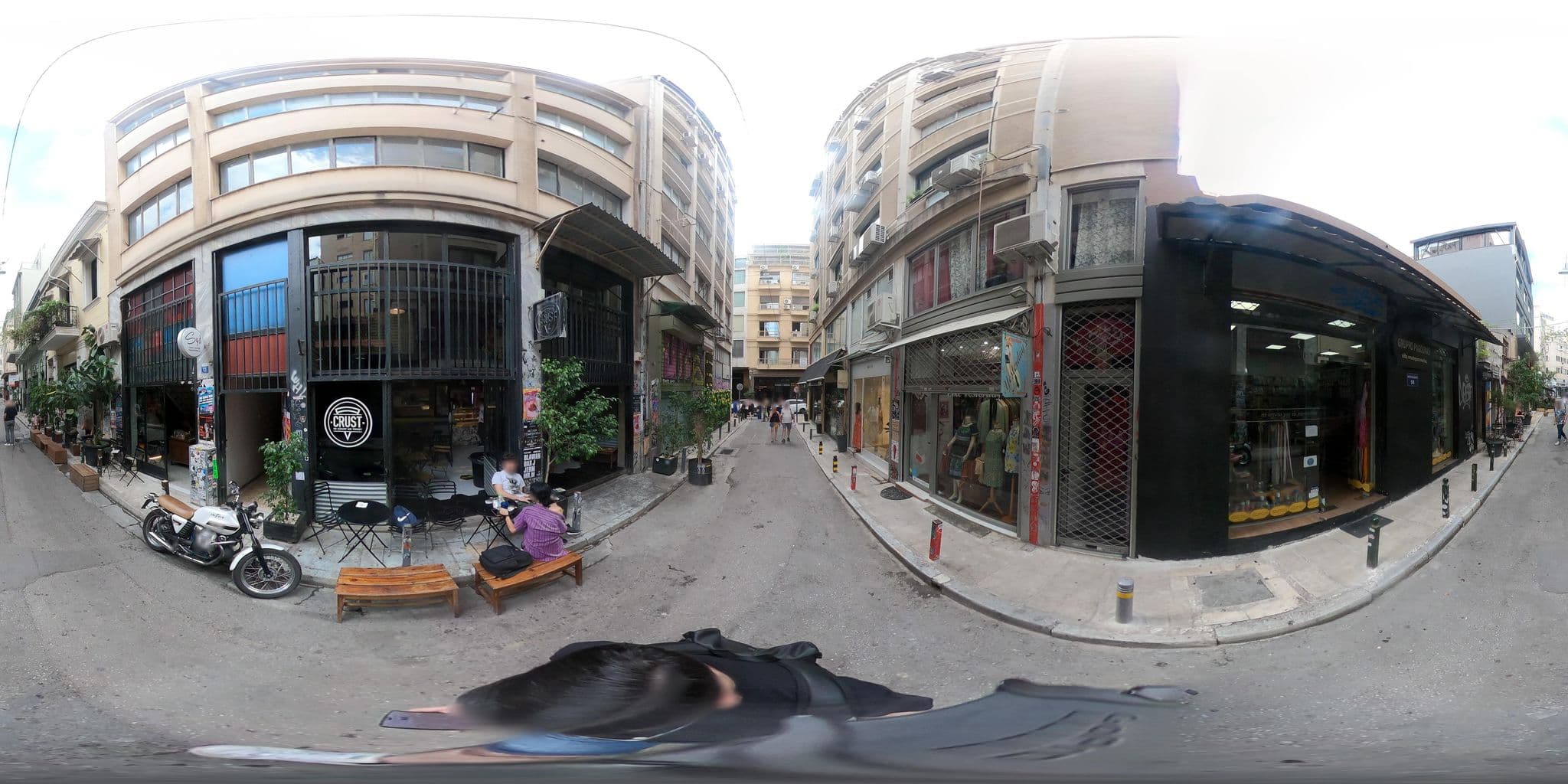 Street view near 14 reasons why, Athens