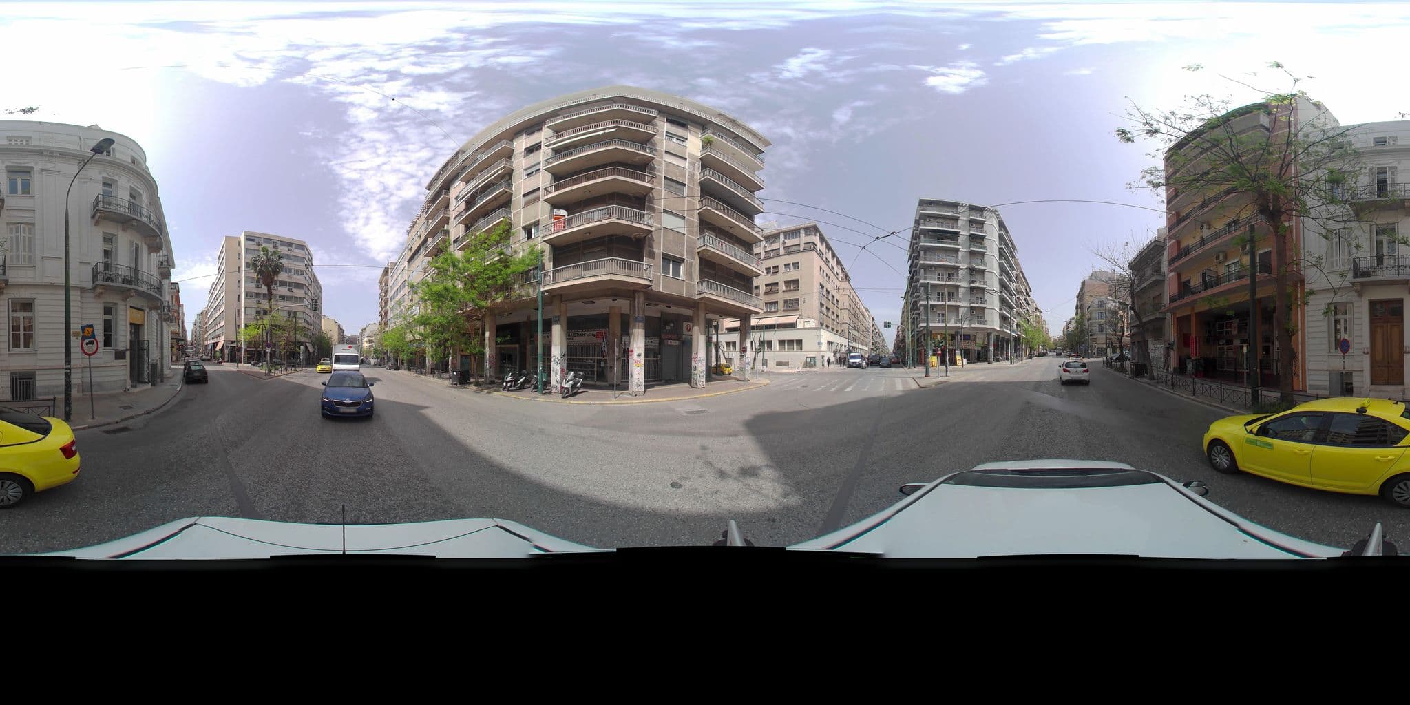 Street view near Art Suites Korai, Athens
