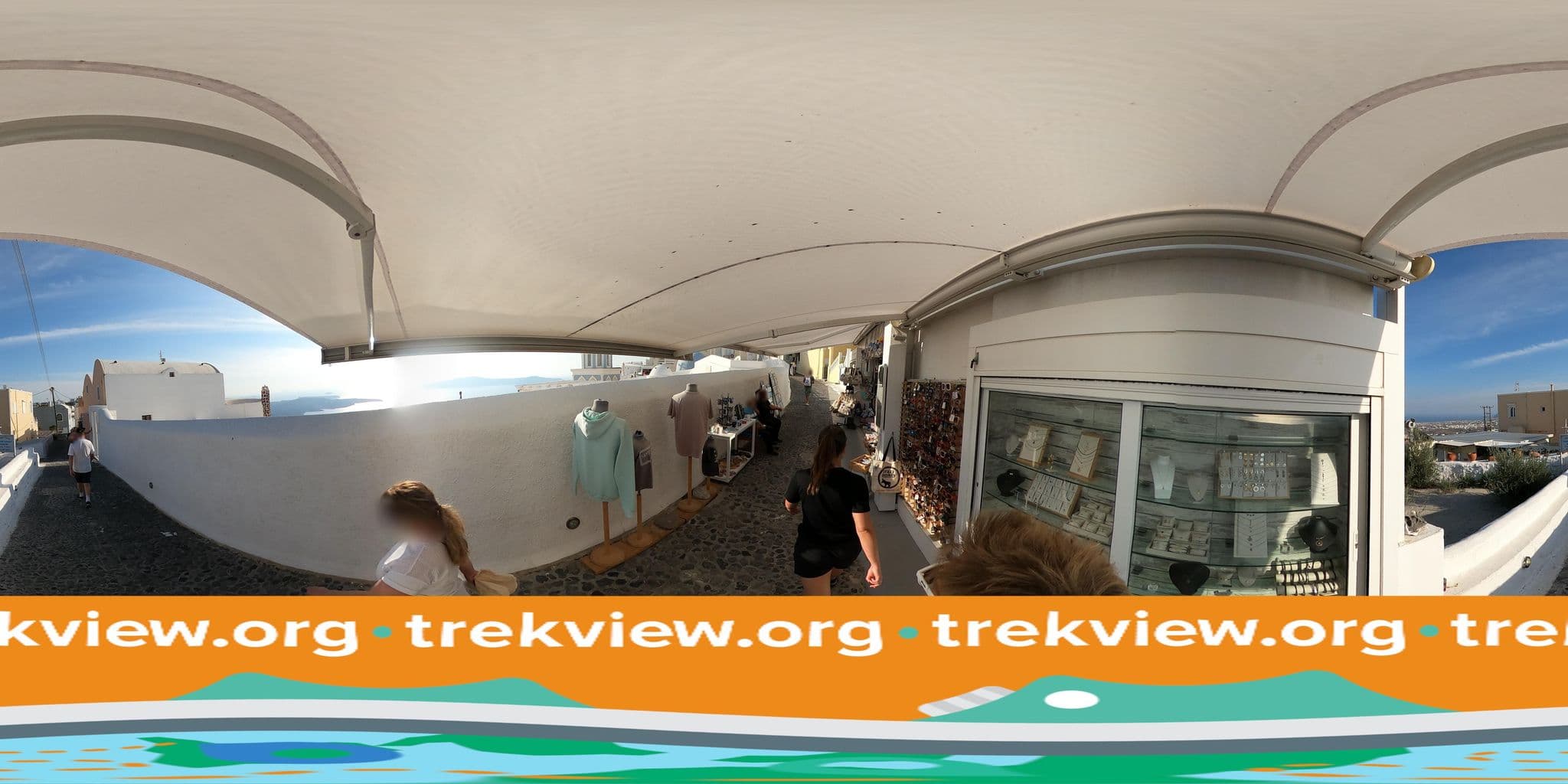 Street view near Executive plan suites reception, Firá