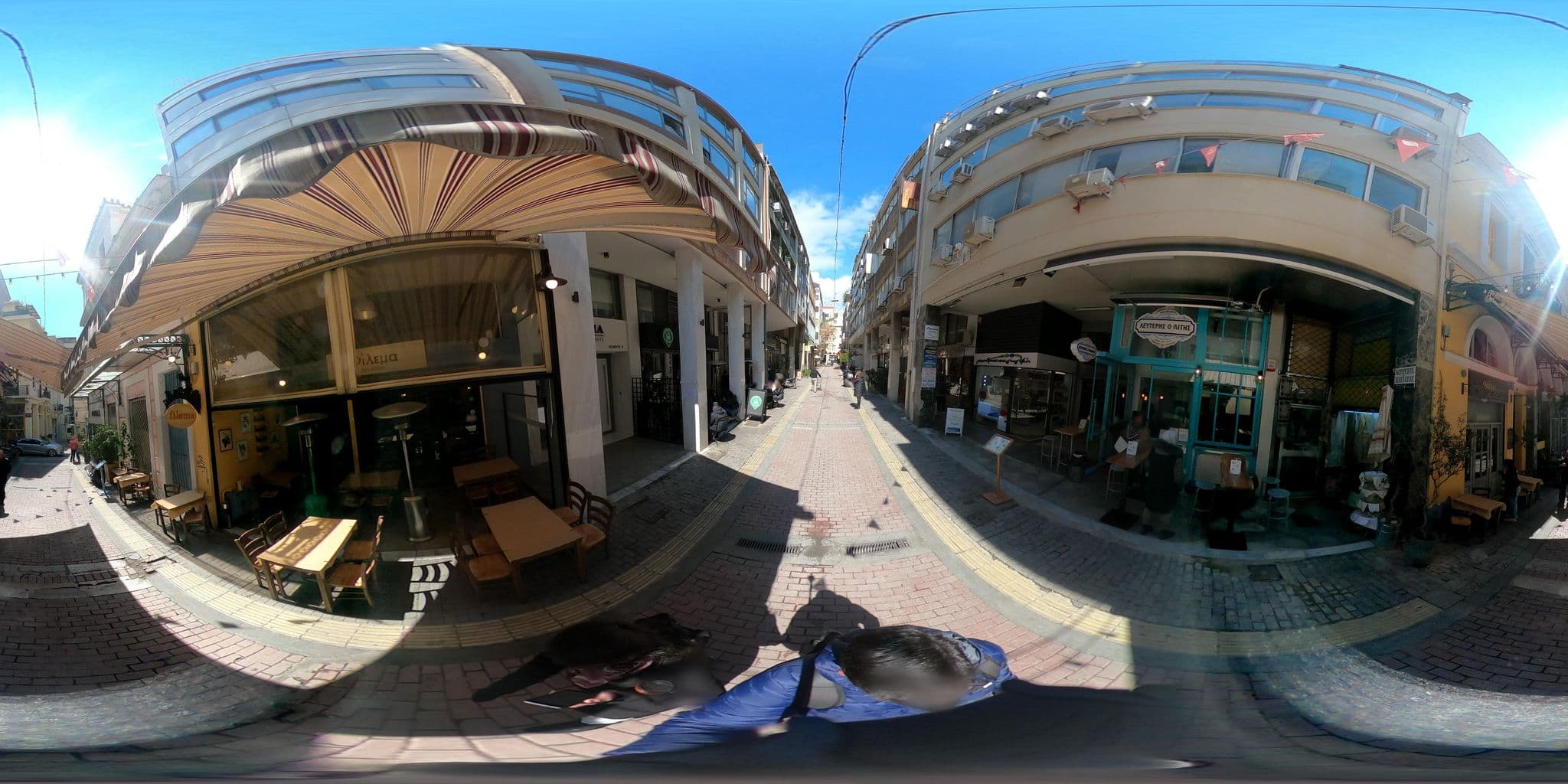 Street view near Hestia, Athens