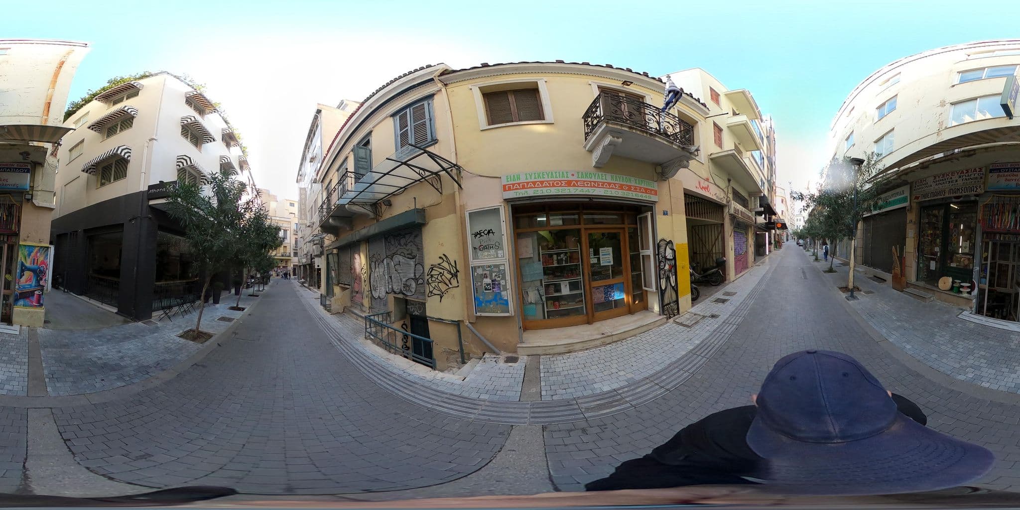 Street view near Blend, Athens — © costasl (CC BY-SA · Mapillary)