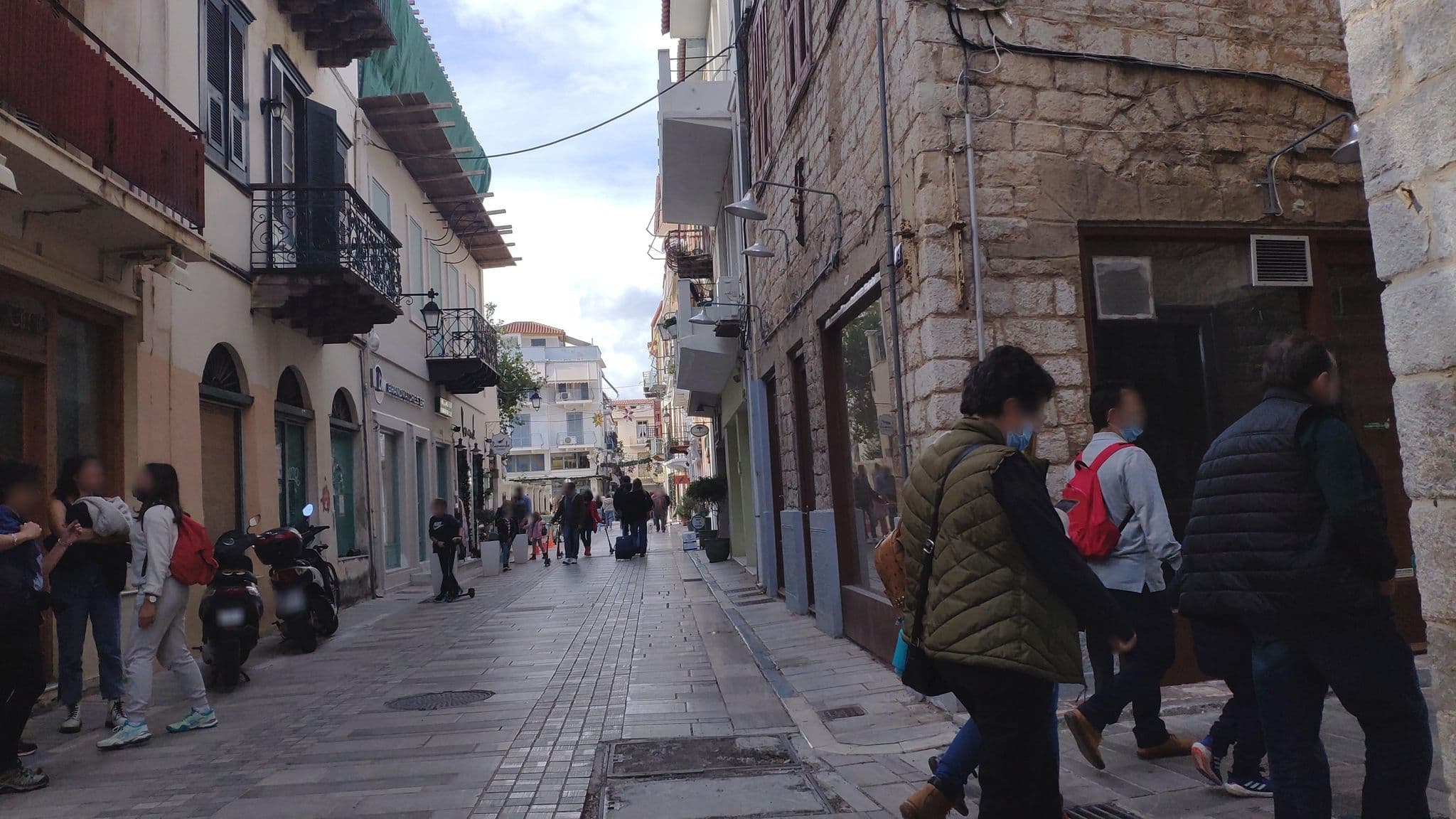 Street view near Onar Pension, Náfplio — © pppetros (CC BY-SA · Mapillary)