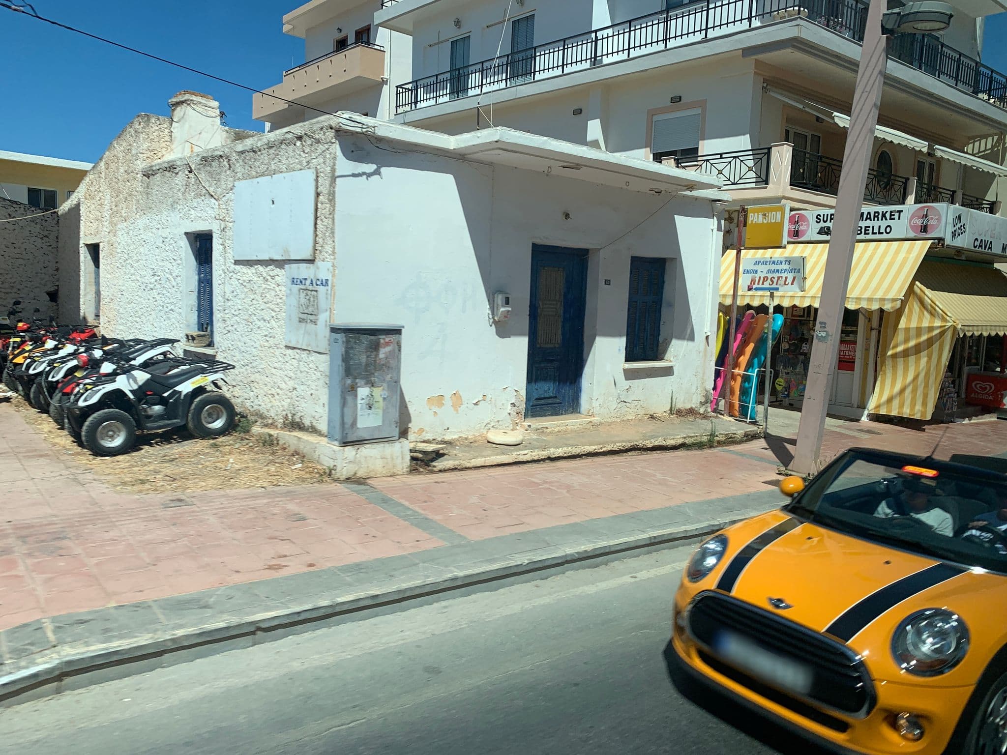 Street view near Argo Studios, Mália — © chicc0 (CC BY-SA · Mapillary)