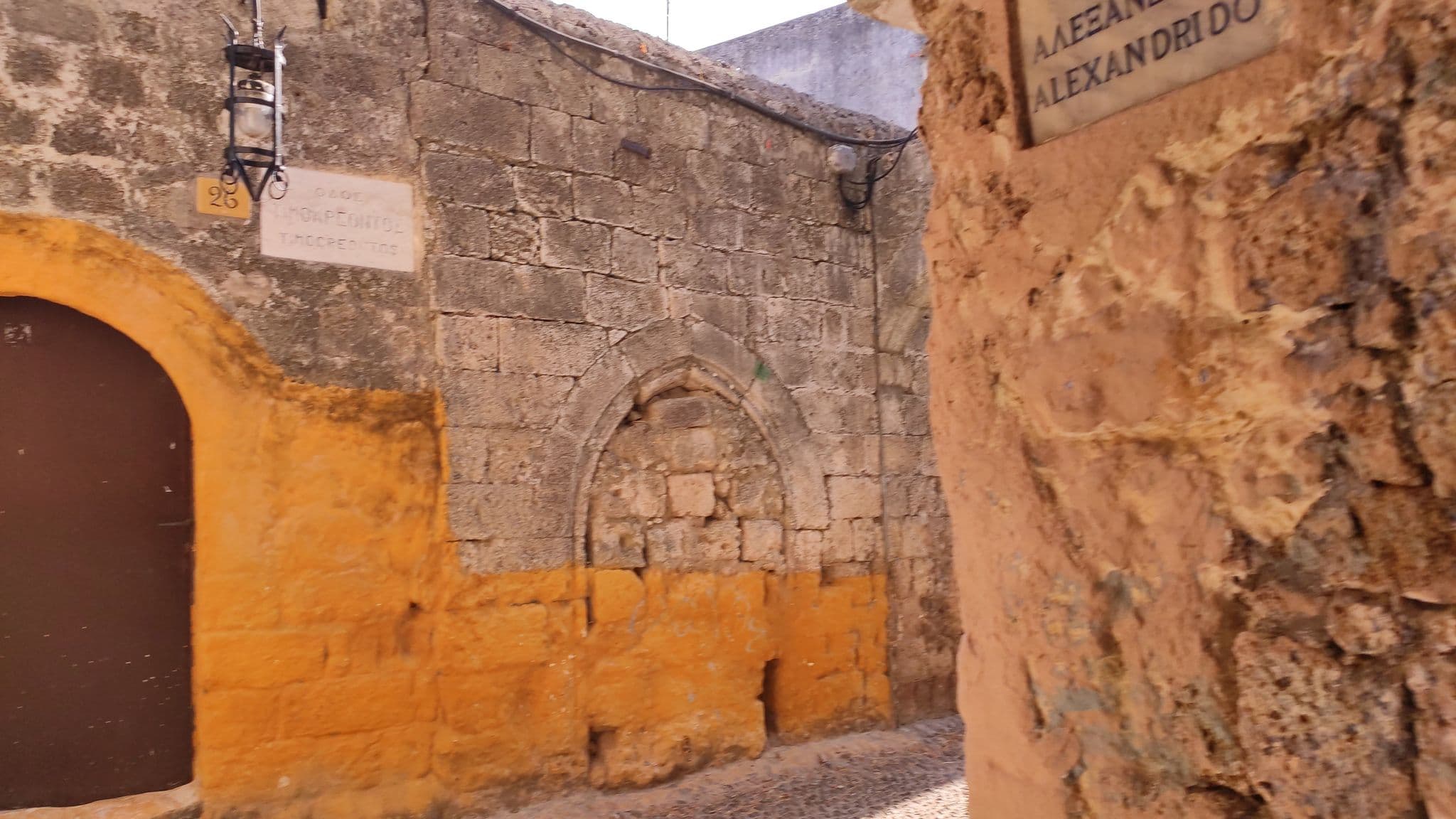 Street view near Aria di Rodi, Ródos