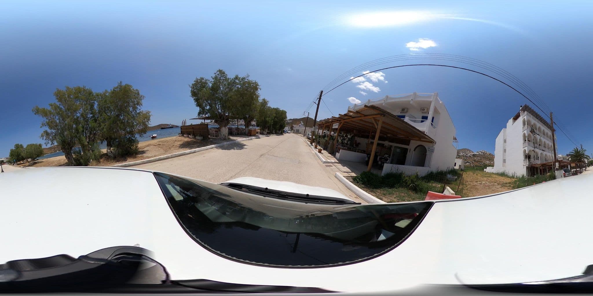 Street view near Cyclades Hotel Serifos, Adámas