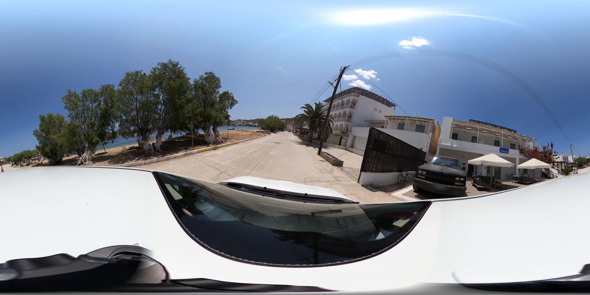 Street view near Asteri Hotel, Adámas