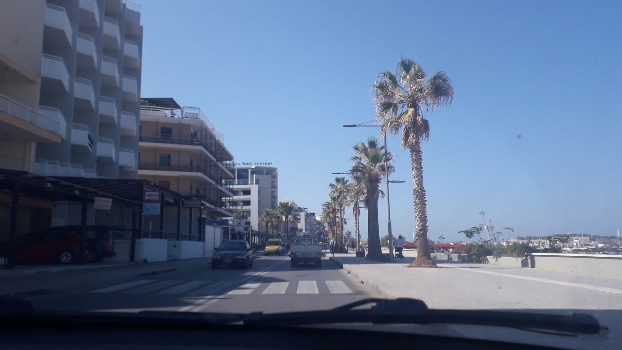 Street view near Bio Beach, Rethymno