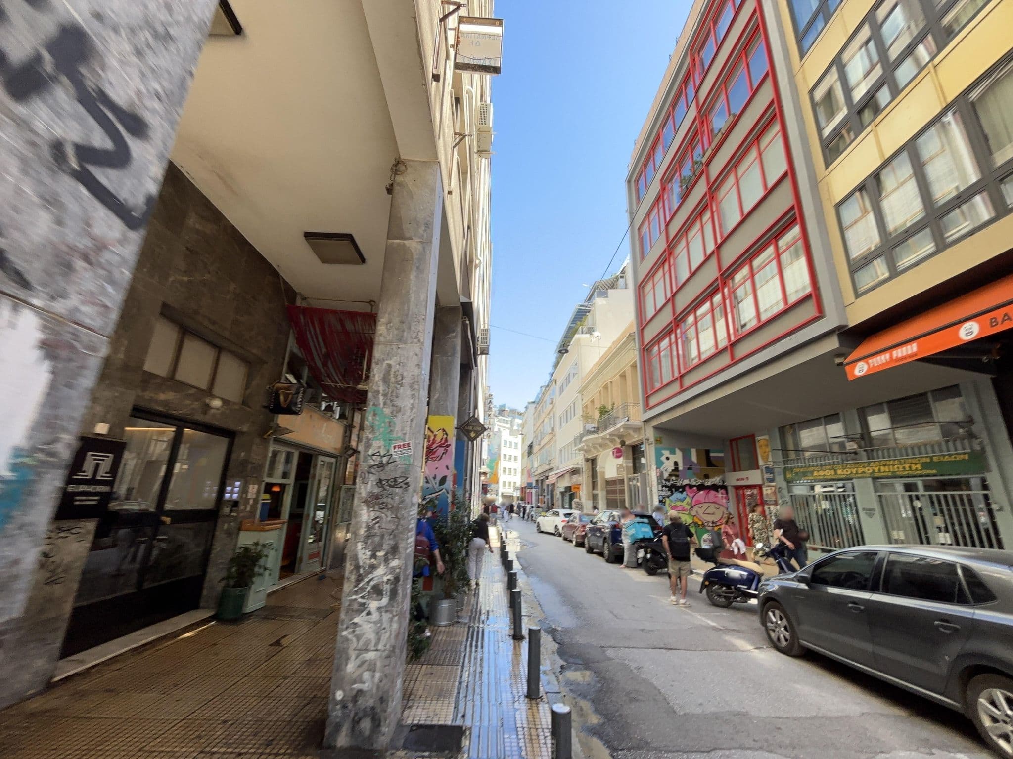 Street view near The Artisan Suites, Athens