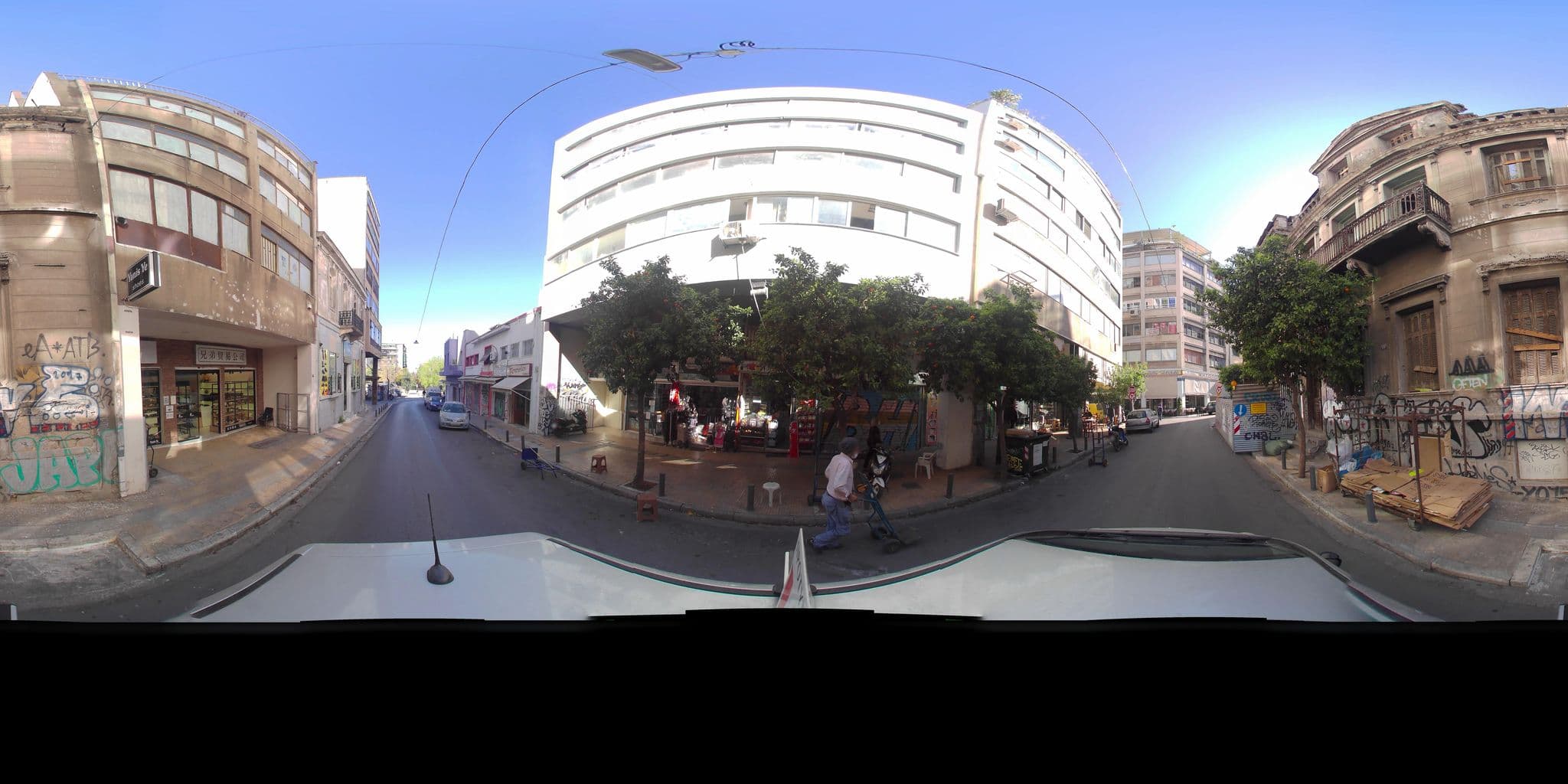 Street view near Central Apartments In Psiri, Athens