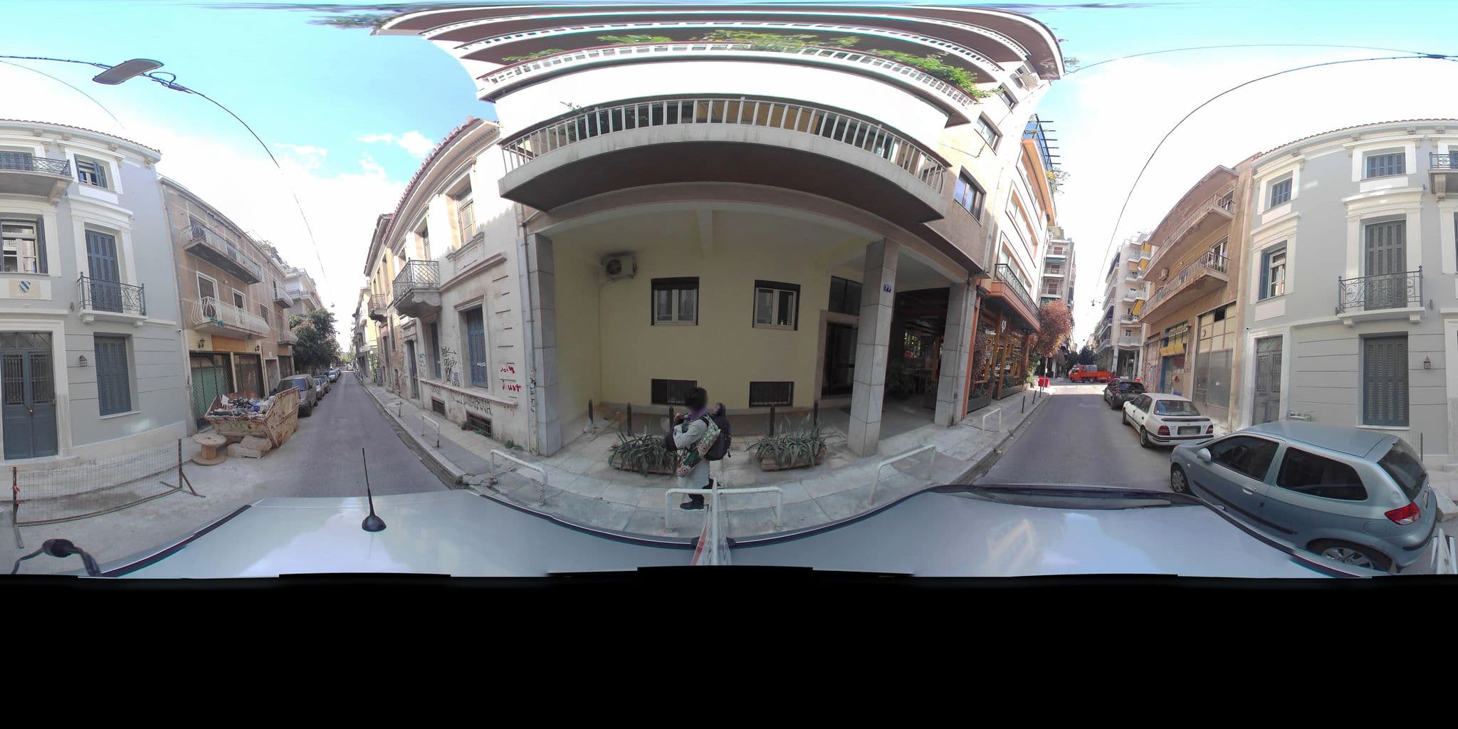 Street view near Neapolis 1897, Athens