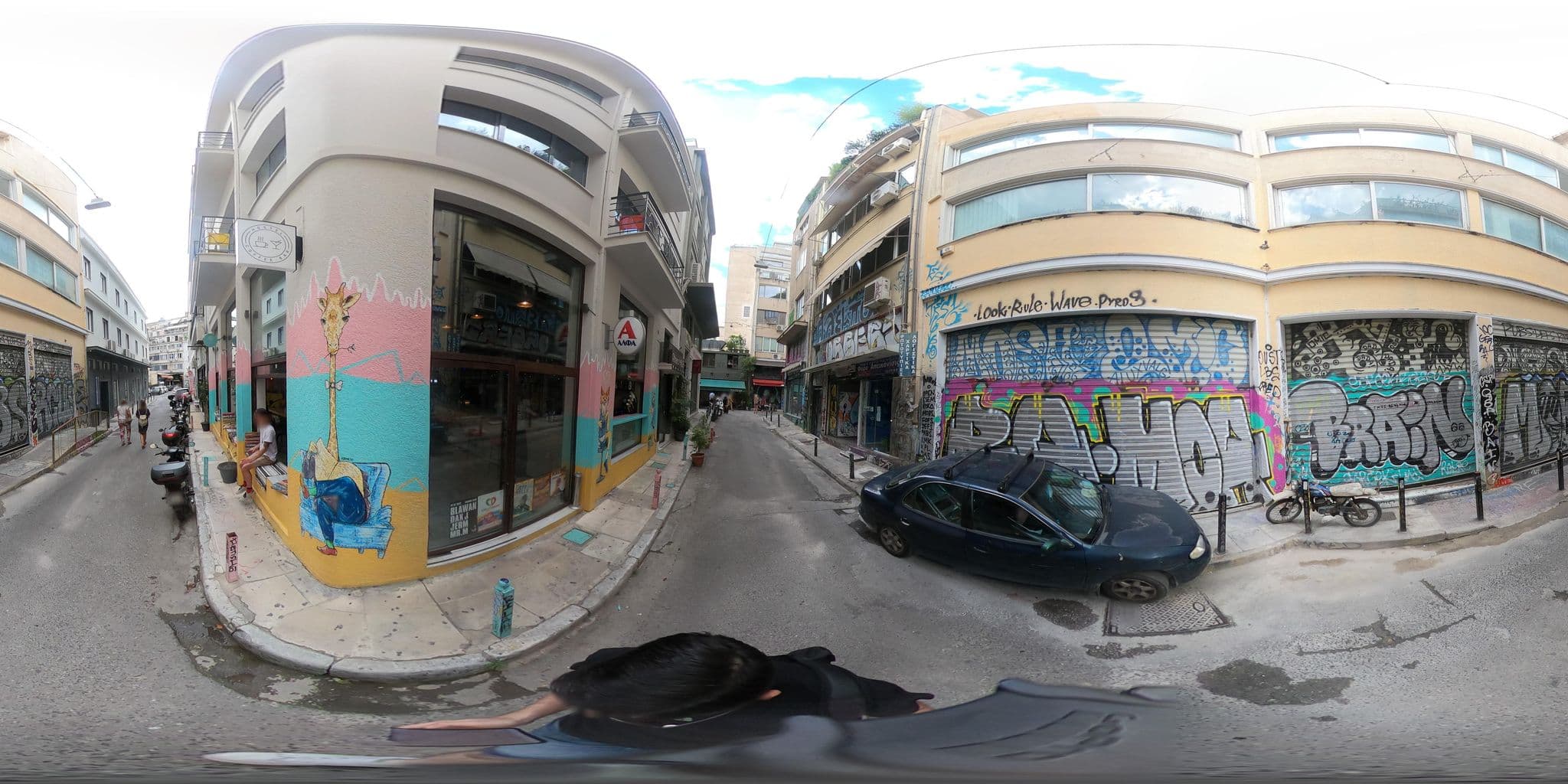 Street view near Mona, Athens — © alexbartzokas (CC BY-SA · Mapillary)