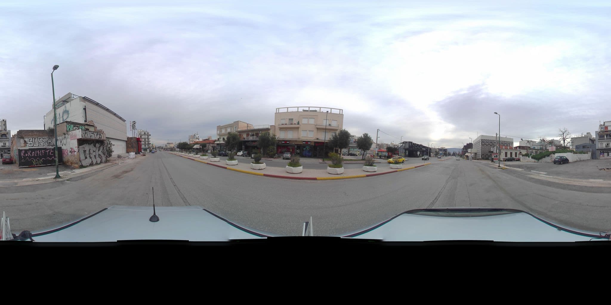 Street view near Plexi Space, Athens — © zaf3kala (CC BY-SA · Mapillary)
