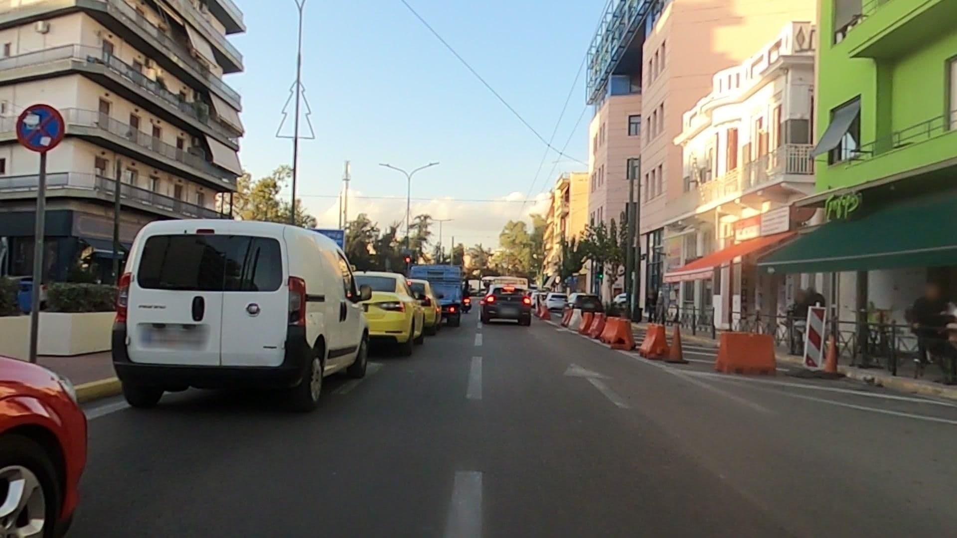 Street view near Athens Mosaico, Athens