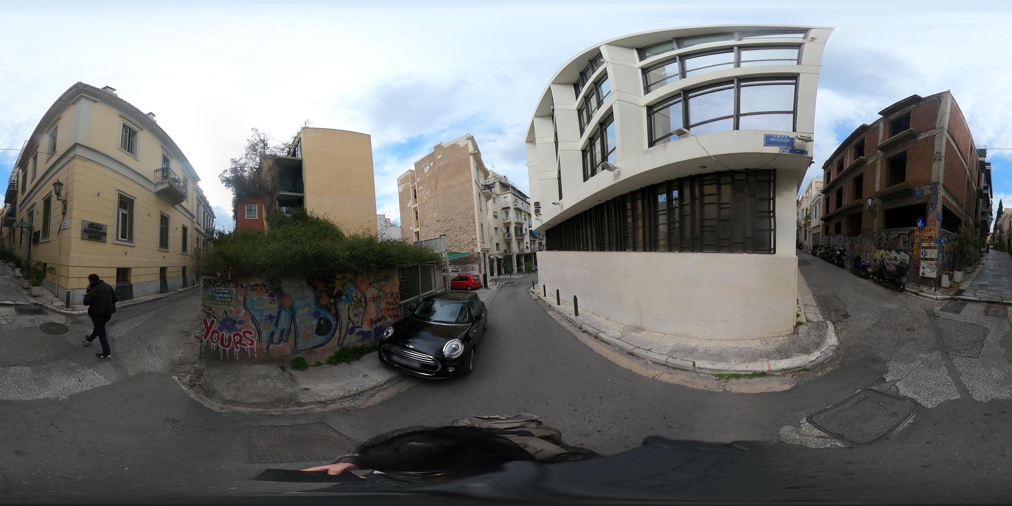 Street view near Acropolis House, Athens