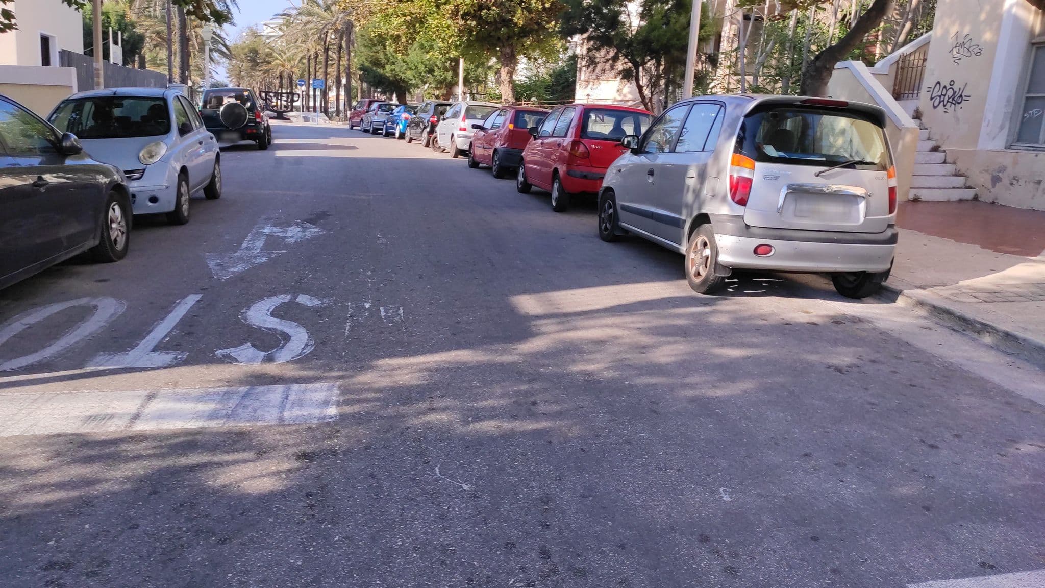 Street view near Naillac Boutique Hotel, Ródos