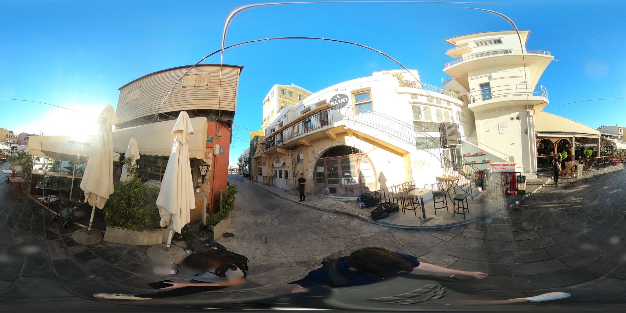 Street view near Divino Suites, Chaniá — © alexbartzokas (CC BY-SA · Mapillary)