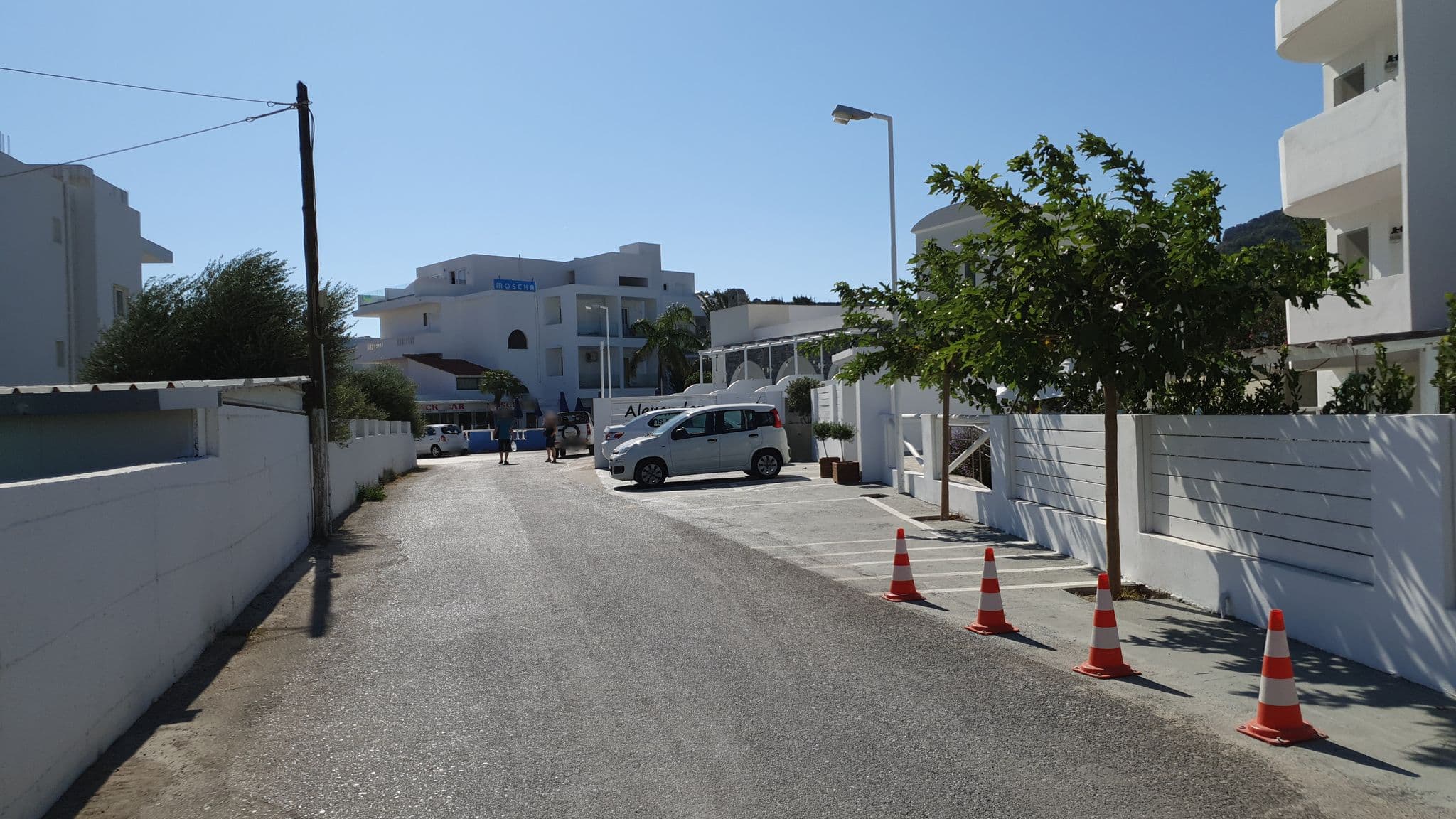 Street view near Alexander suites, Faliraki