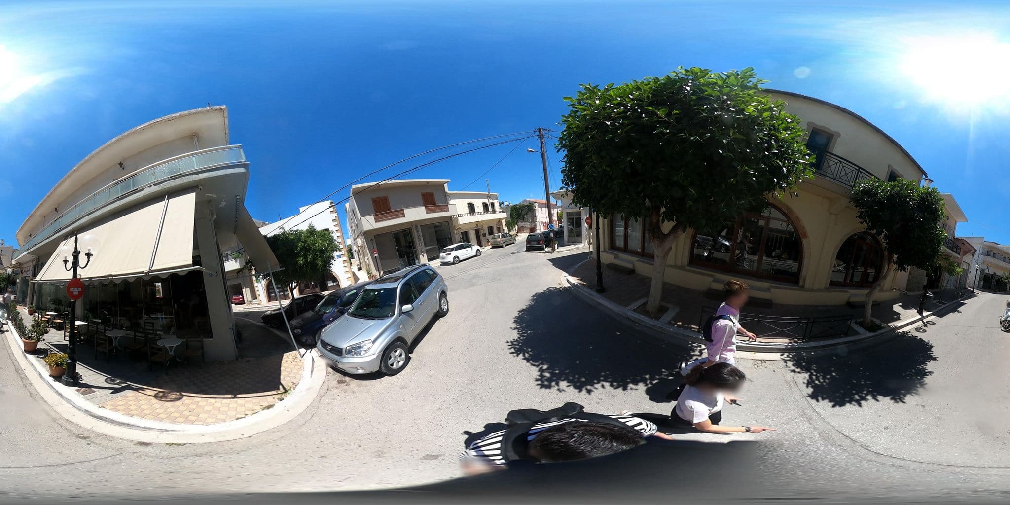 Street view near Agora apartment, Kíssamos — © alexbartzokas (CC BY-SA · Mapillary)