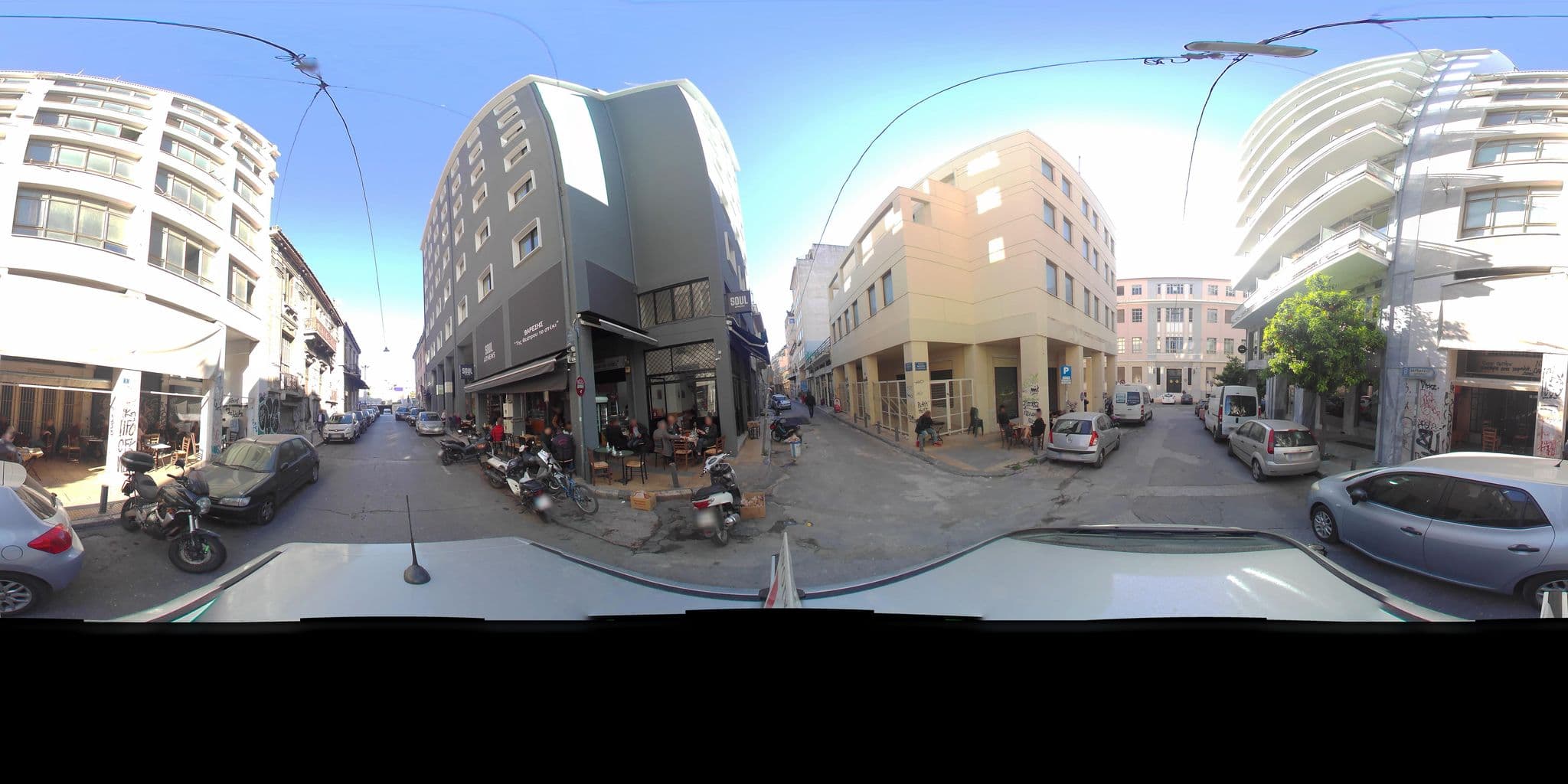 Street view near YellowSquare Athens, Athens