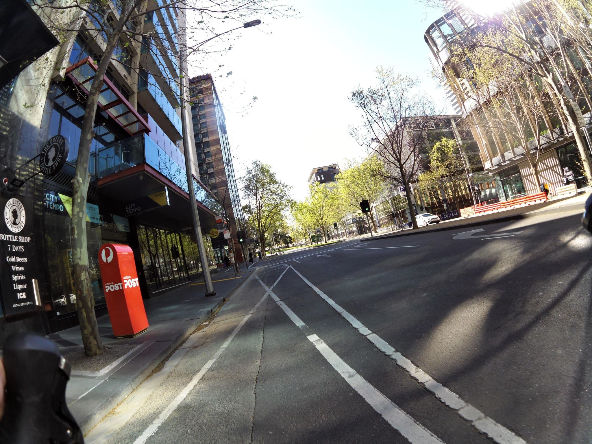 Street view near City Tempo Hotel, Melbourne — © skillsy (CC BY-SA · Mapillary)