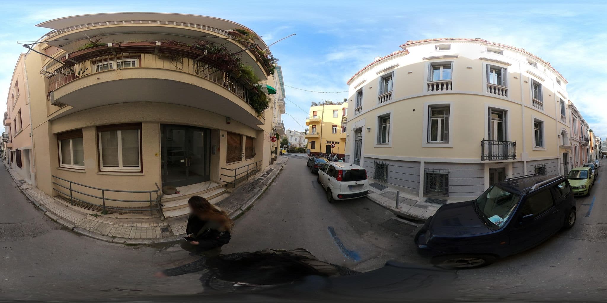 Street view near Ava Hotel, Athens