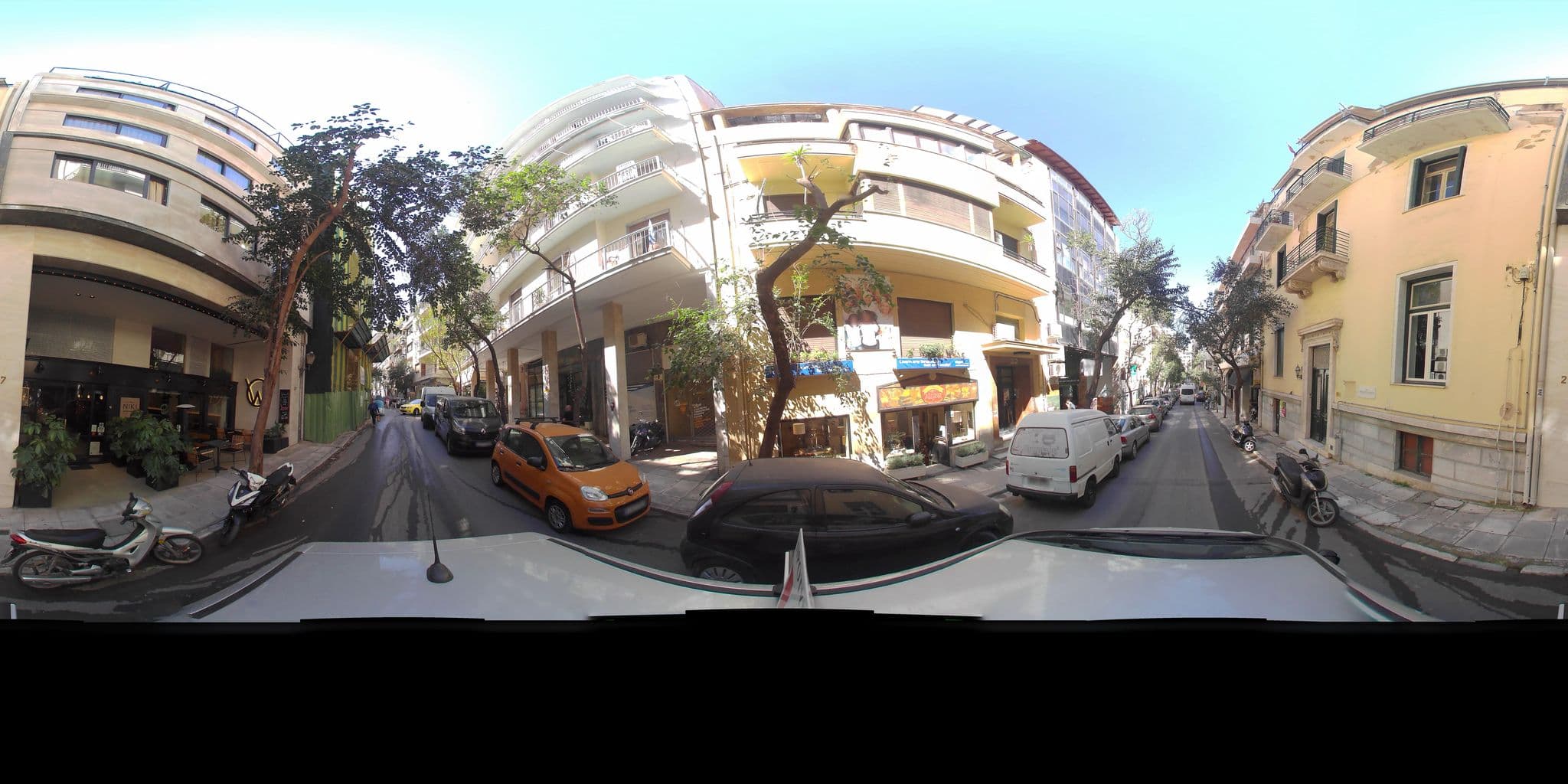 Street view near Niki, Athens