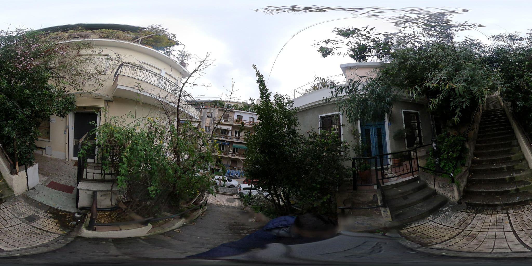 Street view near Hotel Dryades, Athens — © Elefthkonst (CC BY-SA · Mapillary)