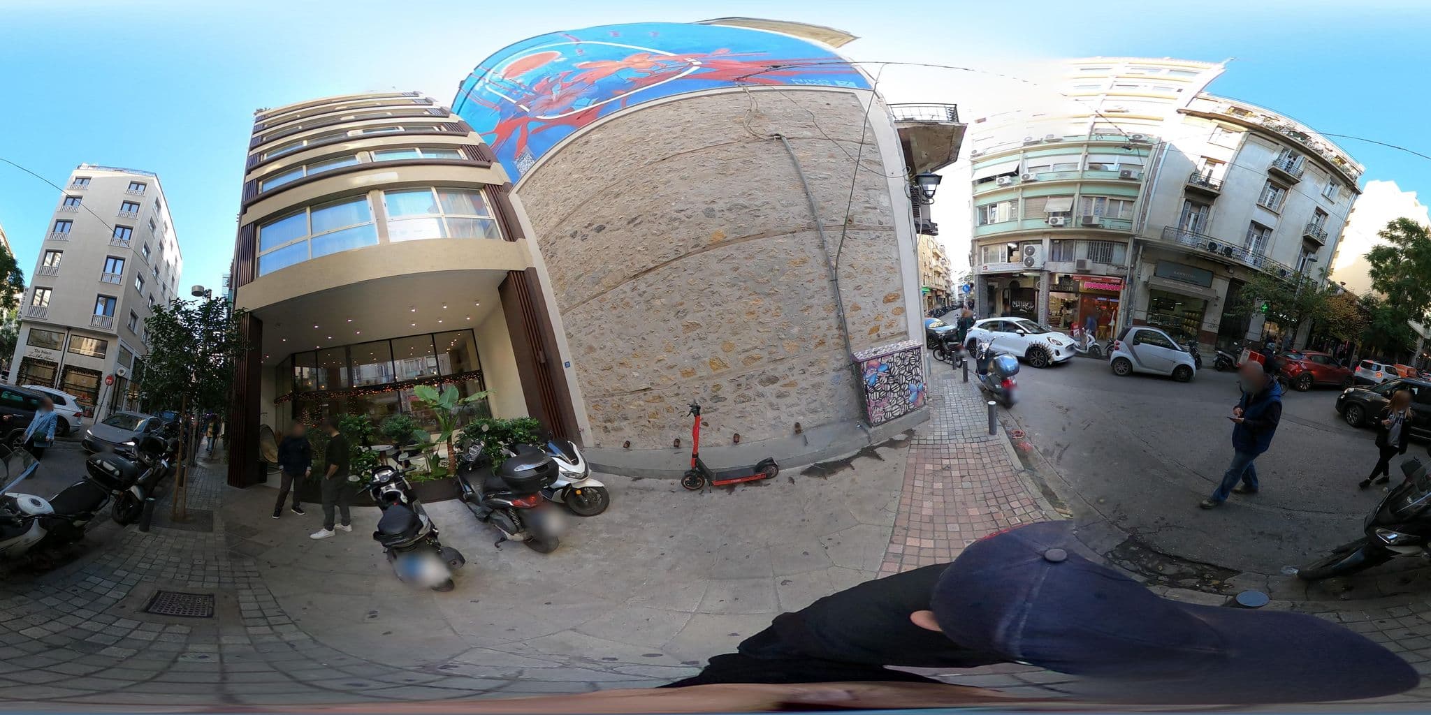 Street view near The Lekka Hotel & Spa, Athens