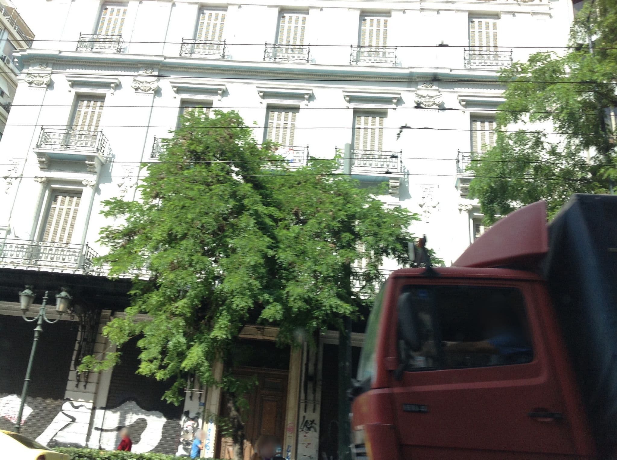 Street view near Titania, Athens