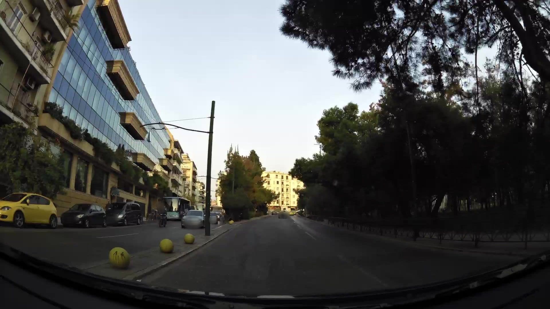 Street view near Royal Olympic, Athens