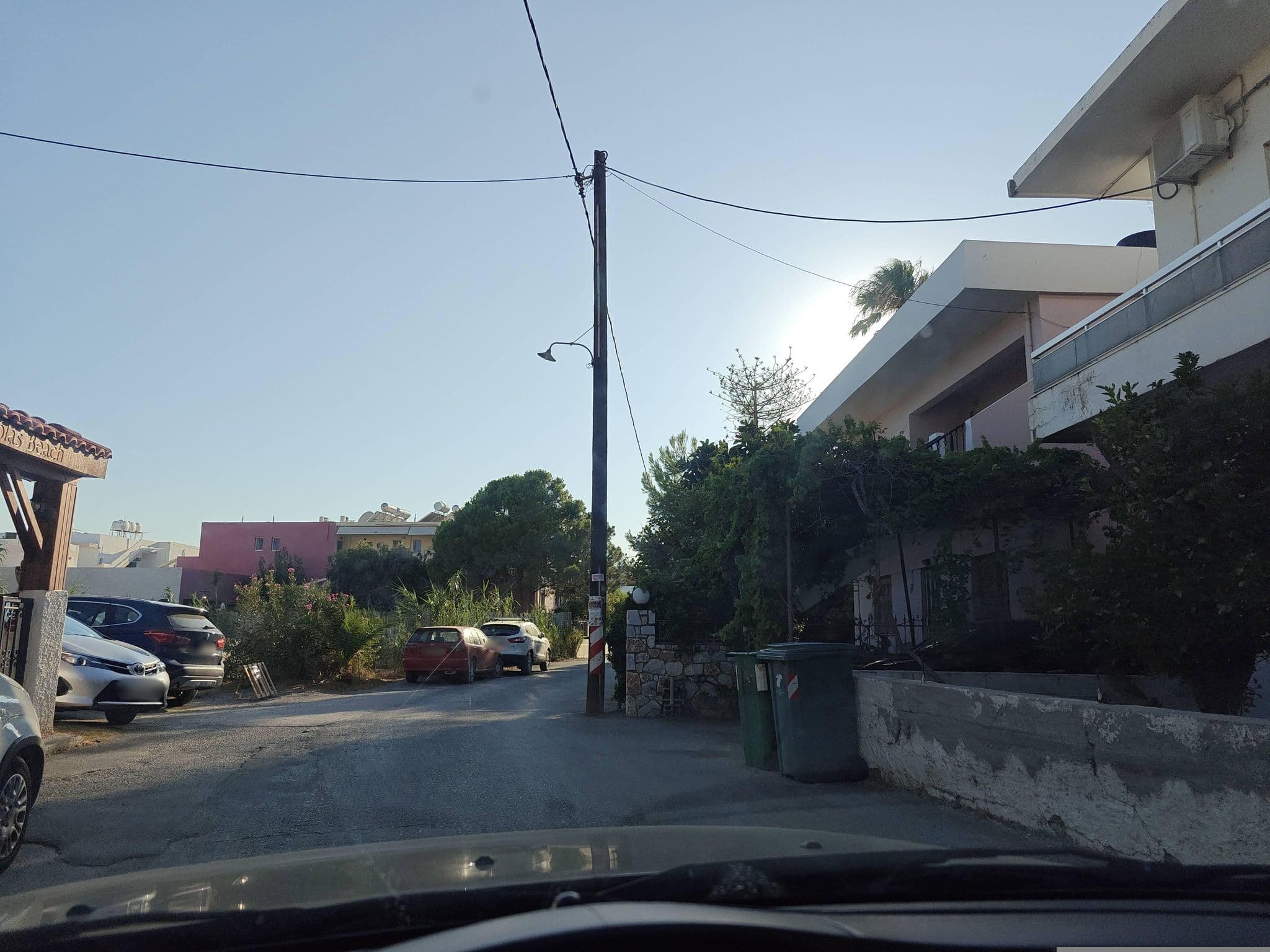 Street view near Nicolas Beach, Palaióchora — © grkpete (CC BY-SA · Mapillary)