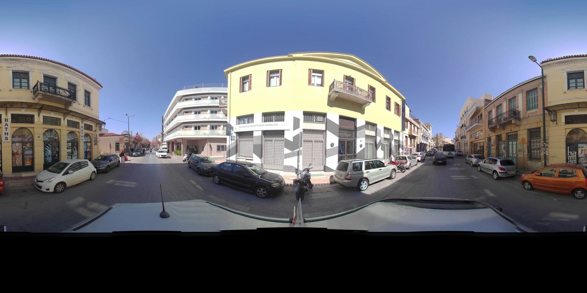 Street view near Jason Inn, Athens