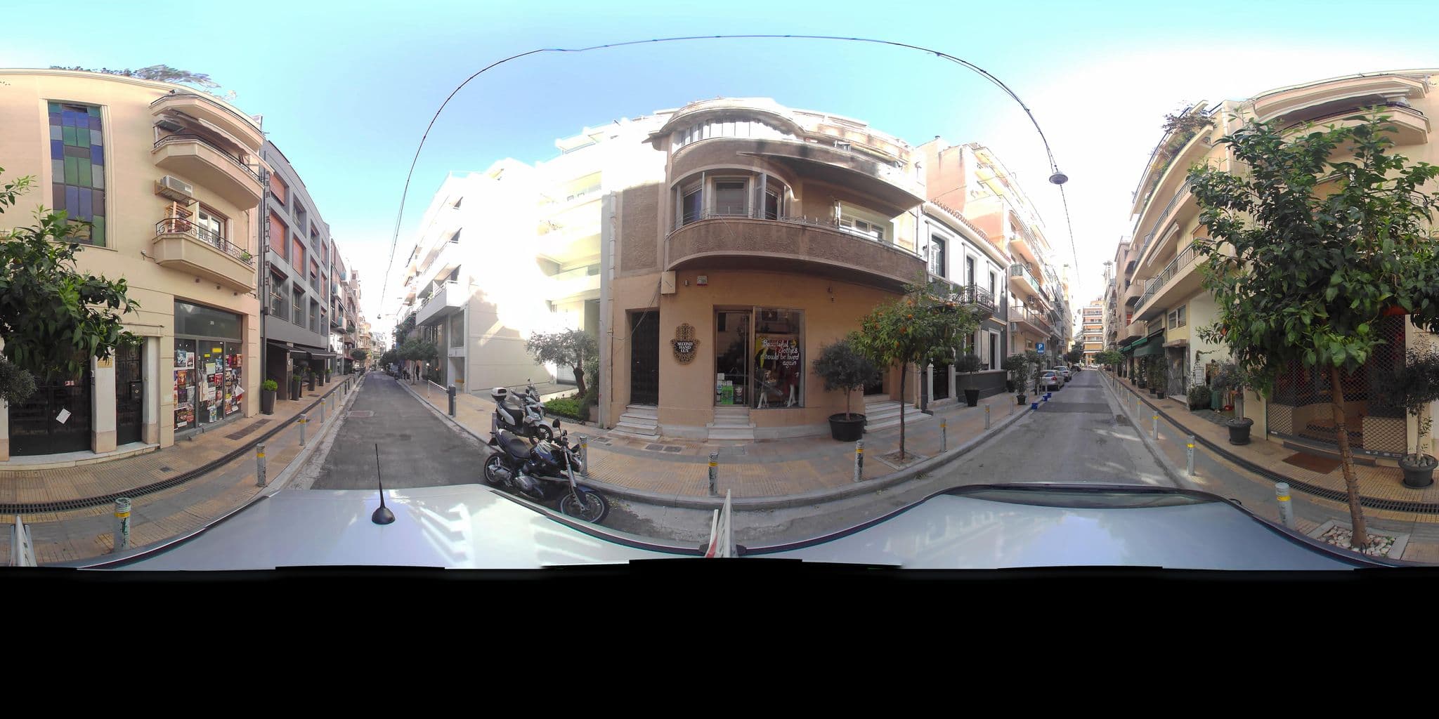 Street view near Periscope Hotel, Athens