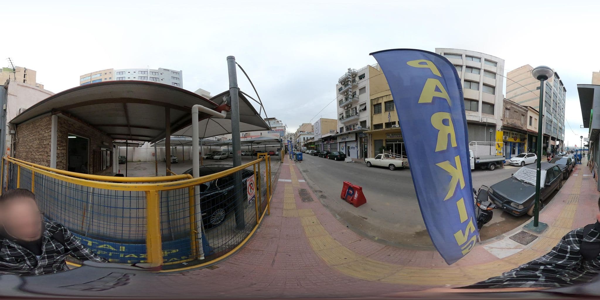 Street view near The port Square Hotel, Piraeus — © efikour (CC BY-SA · Mapillary)