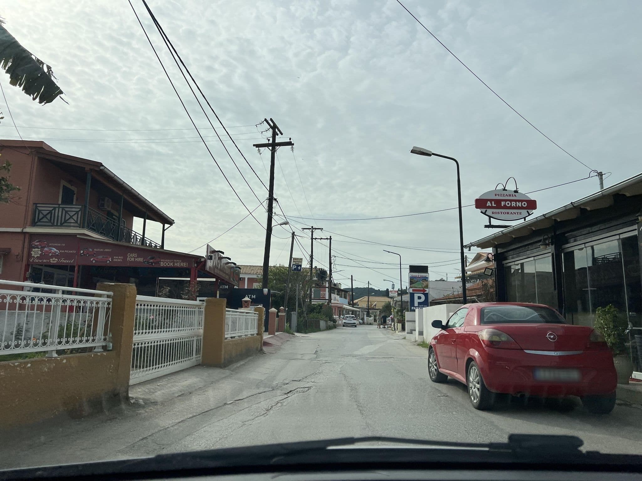 Street view near Natural Blue Apartments, Agios Georgis