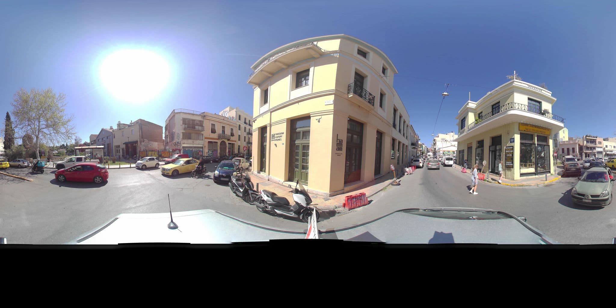 Street view near Thission Luxury Homes, Athens