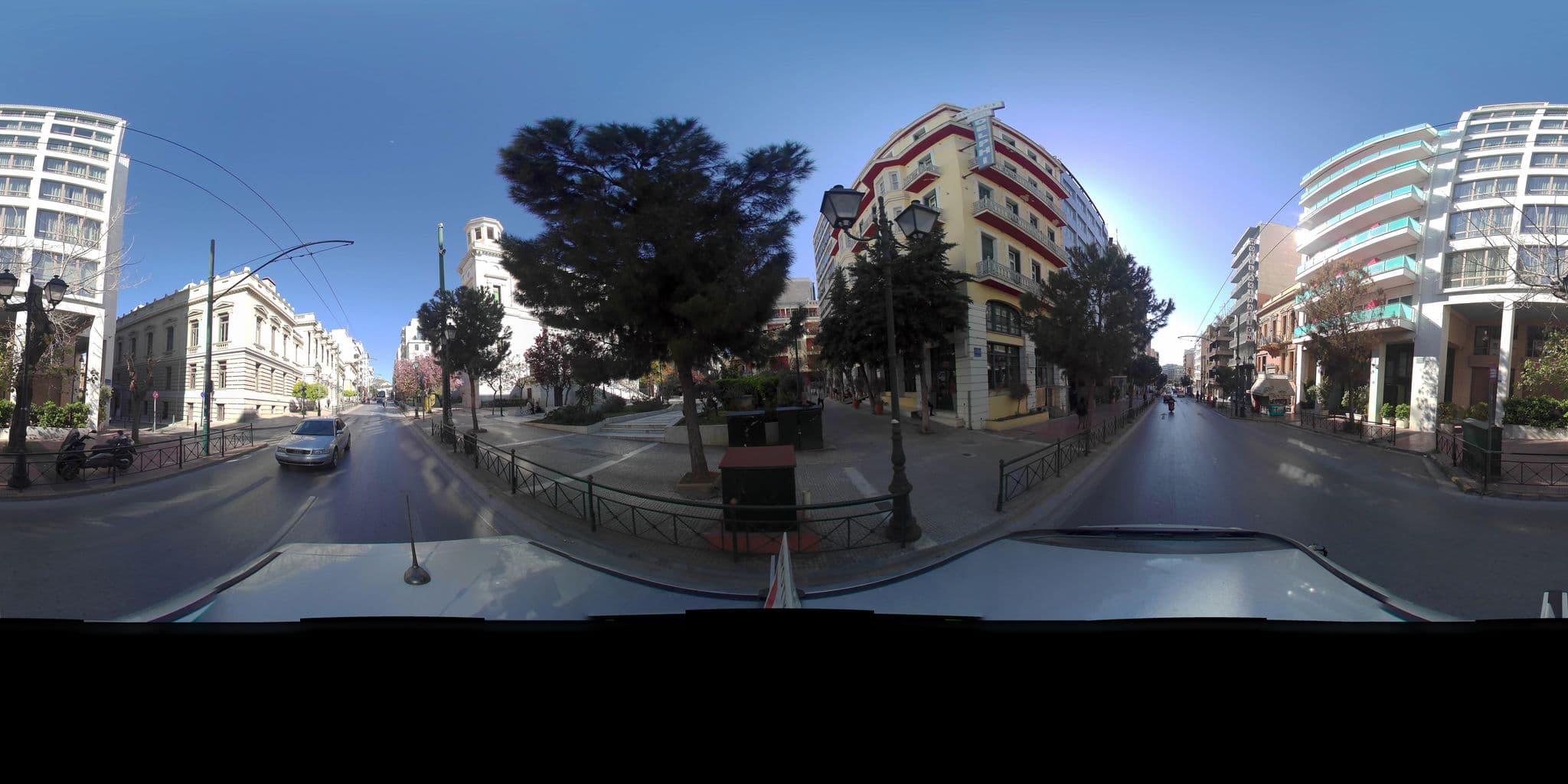 Street view near Delphi Art Hotel, Athens