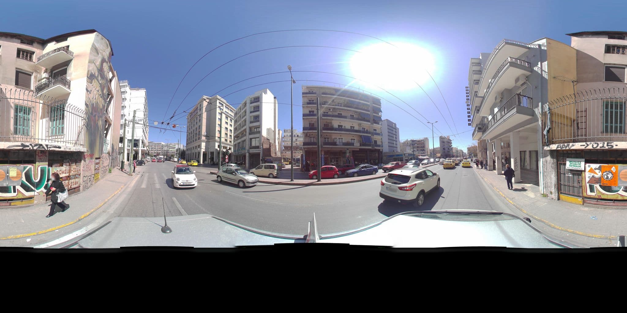 Street view near Crystal City, Athens — © zaf3kala (CC BY-SA · Mapillary)