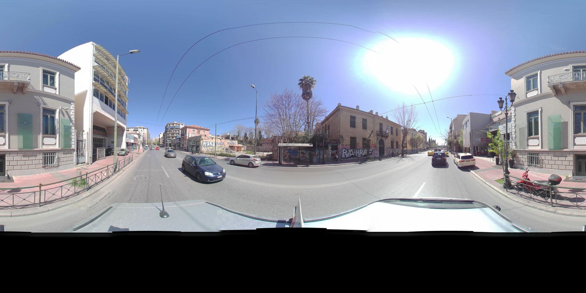 Street view near Eridanus, Athens