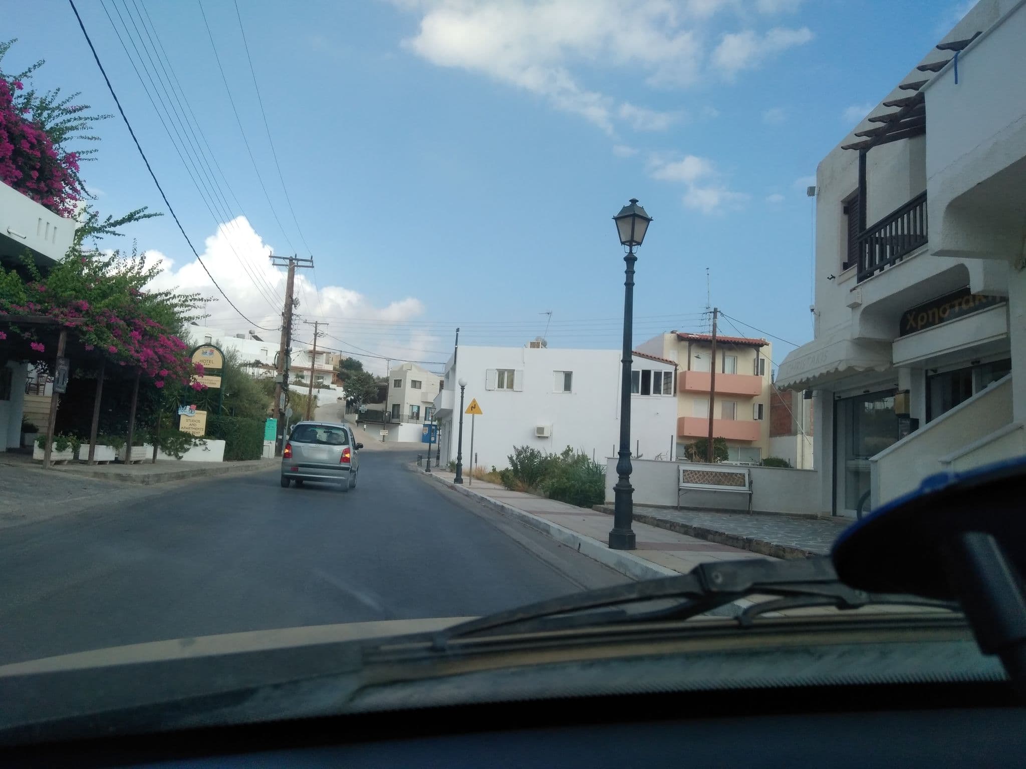 Street view near Villea Village, Makry-Gialos — © marooned (CC BY-SA · Mapillary)
