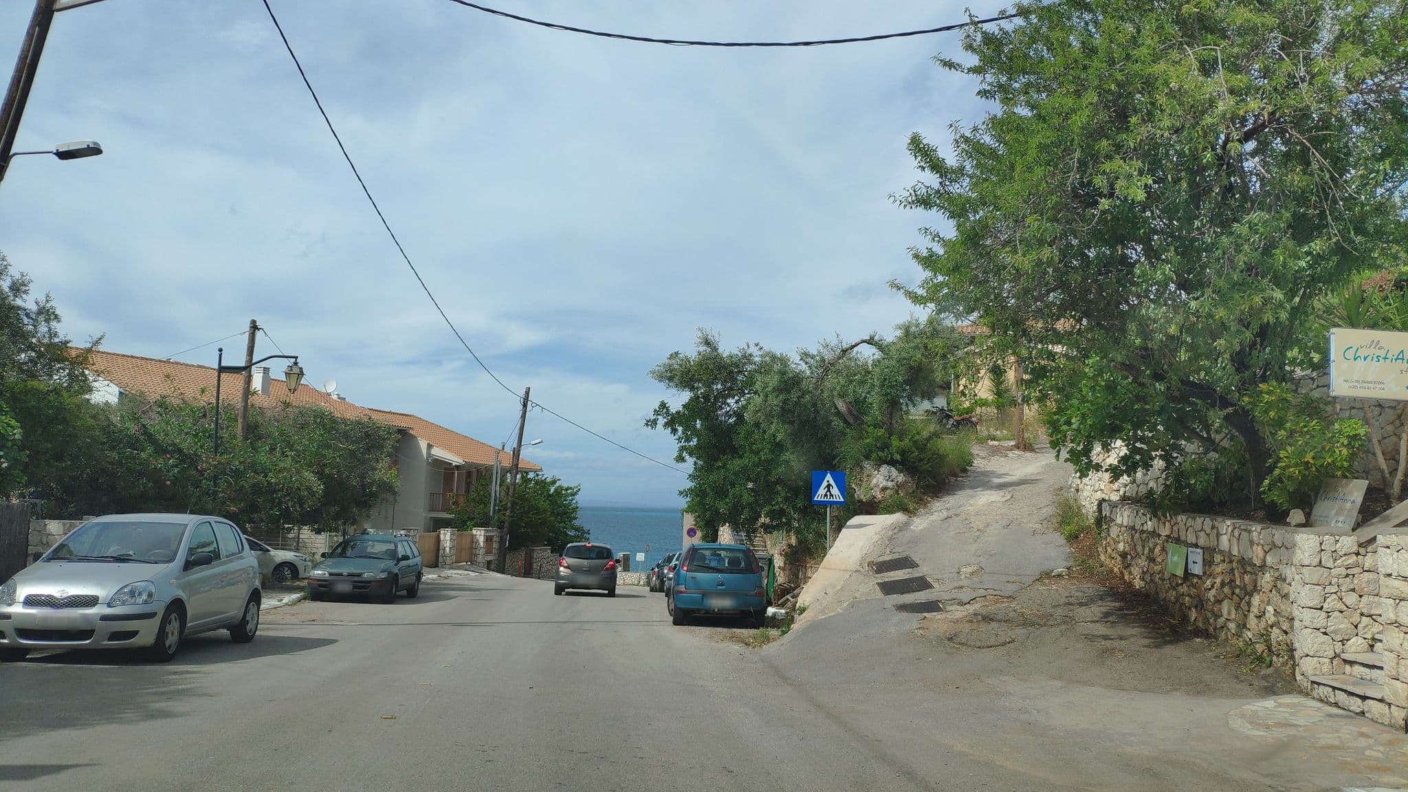 Street view near Hotel Agatha, Lefkáda — © pppetros (CC BY-SA · Mapillary)