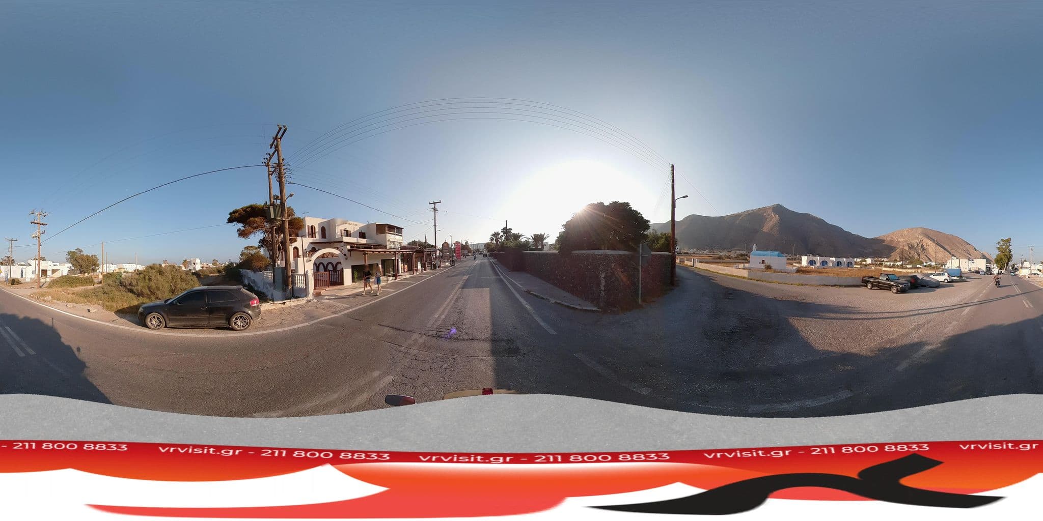 Street view near Santa Irini, Emporeío — © VRvisit (CC BY-SA · Mapillary)