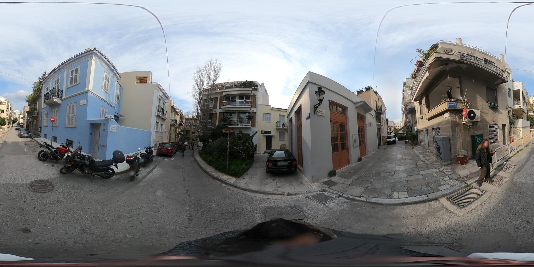 Street view near Adams Hotel, Athens