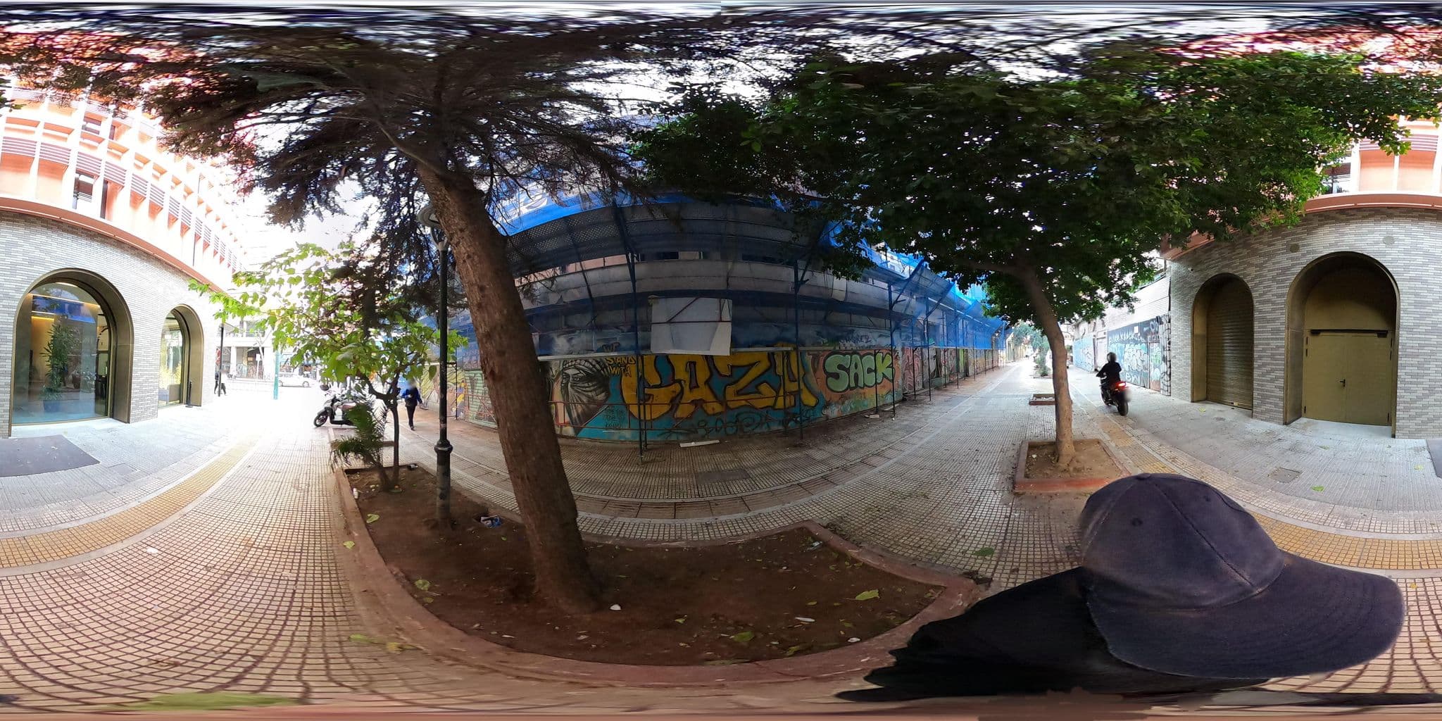 Street view near Claridge, Athens