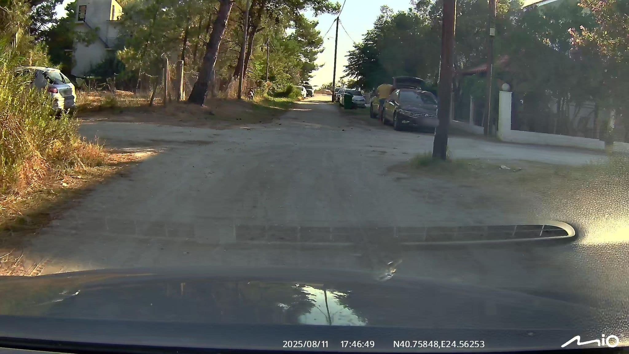 Street view near America Hotel, Prínos — © puky (CC BY-SA · Mapillary)